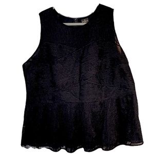 Dressy Black Sleeveless Top